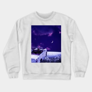 FLYING HOME ON A PURPLE NIGHT. Crewneck Sweatshirt